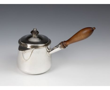 An early Victorian sauce warming pan and coverEdward, Edward junior, John &amp; William Barnard, London 1839, with retailer's