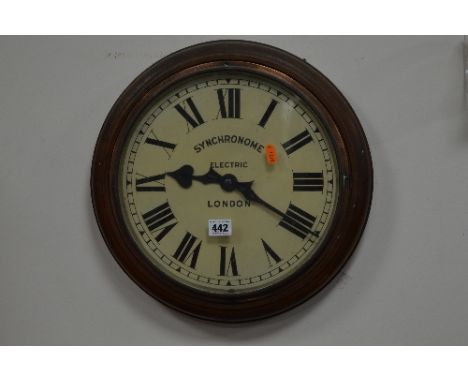 A 'SYNCHRONOME' ELECTRICAL WALL CLOCK