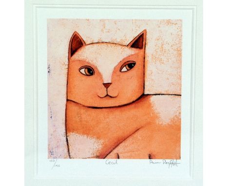PAINE PROFFITT, 'CECIL', a limited edition print 153/195, signed, titled and numbered in pencil, mounted and framed, 26cm x 2