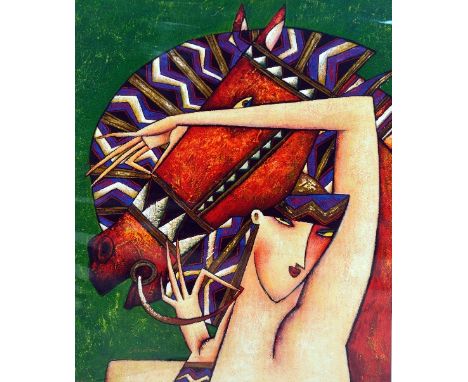 ANDREI PROTSOUK, 'GLADIATOR GODDESS', a limited edition print 102/195, signed and numbered in pen, with certificate, unframed