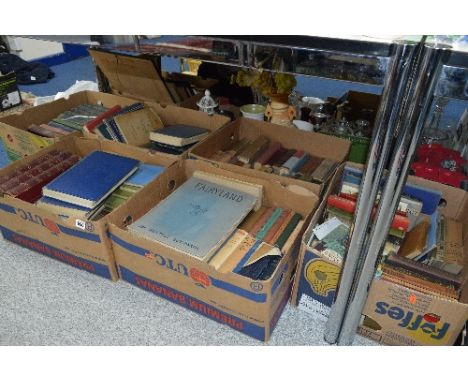 SIX BOXES OF BOOKS, to include 'Fairyland' of Ida Rentoul Outhwaite, verses by Annie R. Rentoul, stories by Grenbry Outhwaite