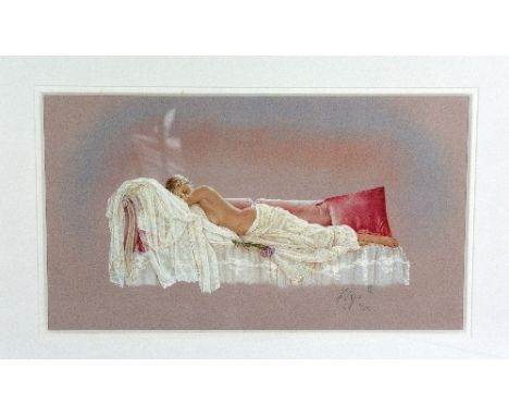 KAY BOYCE, 'SLEEPING BEAUTY', a limited edition framed print 71/295, signed and numbered in pencil, with certificate, 58cm x 