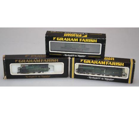 Graham Farish 'N' gauge locomotives to iclude 1404, Hall Class GWR, 1604 Prairie Tank GWR, 371902 Pannier Shirtbutton GWR, In