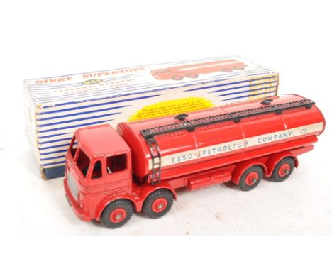 Dinky Supertoys - an original vintage Dinky Supertoys boxed diecast model No. 943 'Leyland Octopus Tanker.' Esso livery, in r