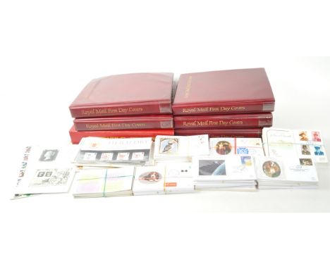 Royal Mail - United Kingdom - A collection of first day cover postage stamps and presentation packs. Franked and unfranked, i