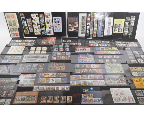 A collection of British 20th and 21st century commemorative and definitive stamps and stamp packs. The collection to include 