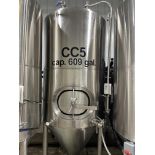 15 BBL Unitank Fermenter, Approx Dims: 5ft-8in OD x 11 ft OAH | Rig Fee $500
