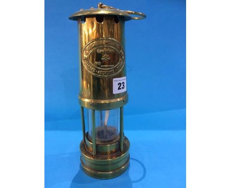 A Thomas and Williams of Cambrian miners lamp