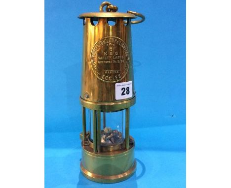 An Eccles miners lamp