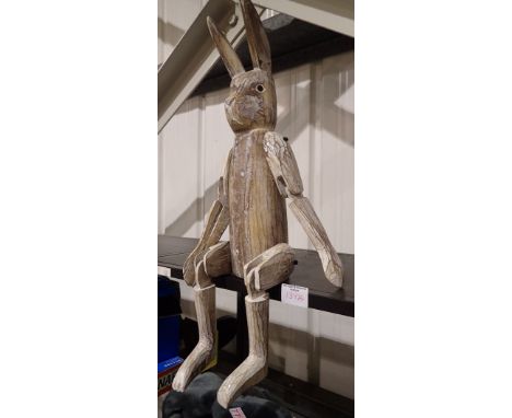 Wooden shelf rabbit H: 63 cm