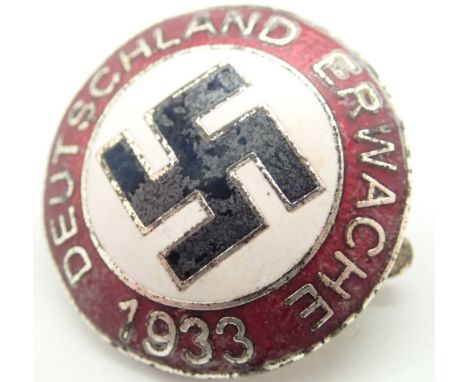 German Swastika enamel badge