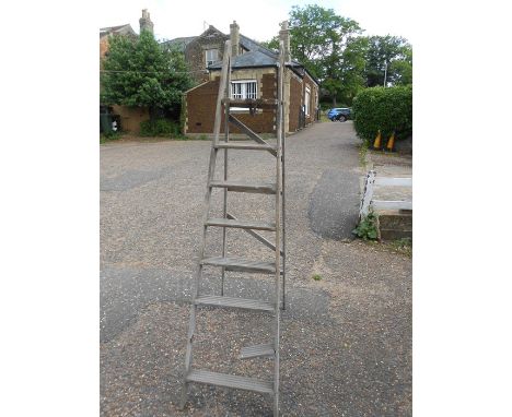 Wooden Step Ladder ( sold as display item A/F )