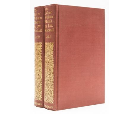 Henry James.- Mackail (J.W.) The Life of William Morris, 2 vol., vol. 1 with bookplate to pastedown, Henry James' signature t
