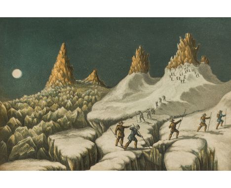 Alpinism &amp; Polar exploration.- Baxter (George) The Mur de la Côte; The Glacier du Tacconnay, two from a set of 4, after d