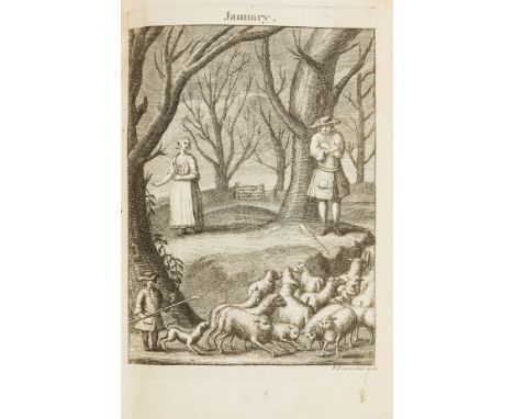 Shepherd's calendar.- Spenser (Edmund) Calendarium pastorale, sive æglogæ duodecim, totidem anni mensibus accommodatæ, parall