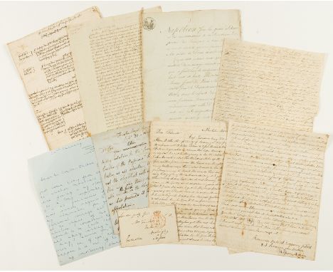 Manuscripts.- A large quantity of manuscript material, among the earliest dated 1612, in many different hands, in diverse lan