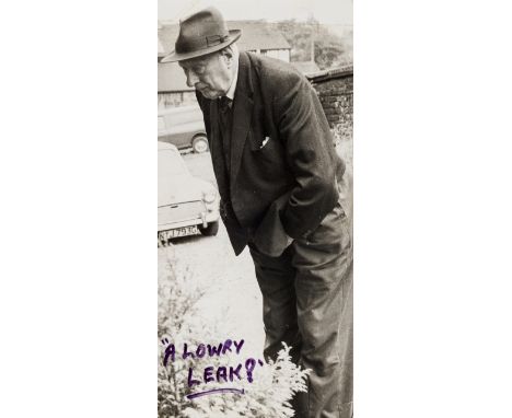 Lowry (Laurence Stephen, painter, 1887-1976).- Diary, papers and photographs of Graeme Bentham with accounts of time spent wi