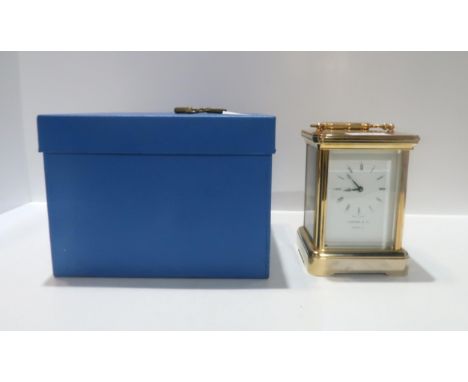 A Garrard and Co English made carriage clock Condition Report:Available upon request