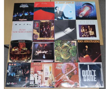 VINYL RECORDS a lot of prog rock, rock vinyl LP and EP records with Led Zeppelin, David Bowie, The Waterboys, Fleetwood Mac, 