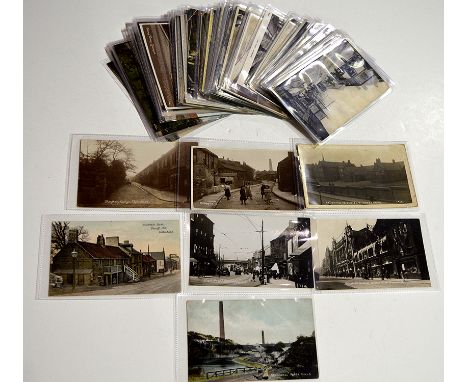 Postcards from the early part of the 20th Century, including: views of Gateshead, some coloured, by Monarch, Rotary Photograp