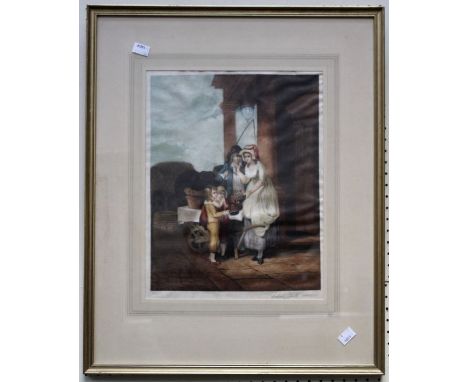 After Francis Wheatley R A, thirteen ' Cries of London' coloured stipple engravings by Jackson Sordart, Herbert Sedcole and H