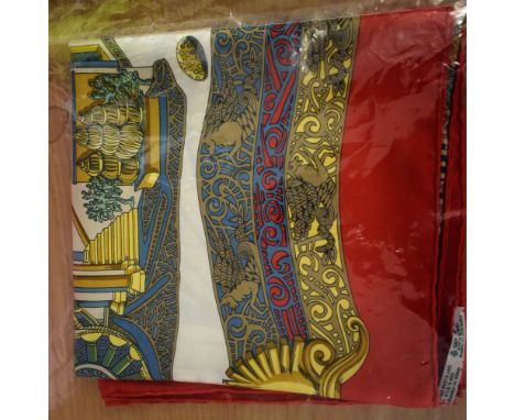 Lady's Accessories - Hermes silk scarf, L'Atlantide, designed by Annie Faivre