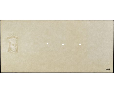Lietuvos Bankas, watermarked paper for the Bradbury Wilkinson series issued in the 1920s, comprising 500 (3), 1000 (3), 50 (3
