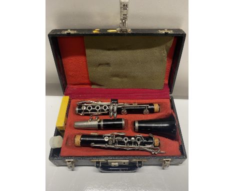 A cased Boosey and Hawkes Regent clarinet