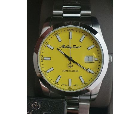 A boxed as new Mathey-Tissot Sunray quartz men's wrist watch