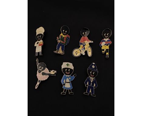 A selection of Robertson's enamel badges Notice from the the-saleroom.com: These items are listed on the basis they are illus