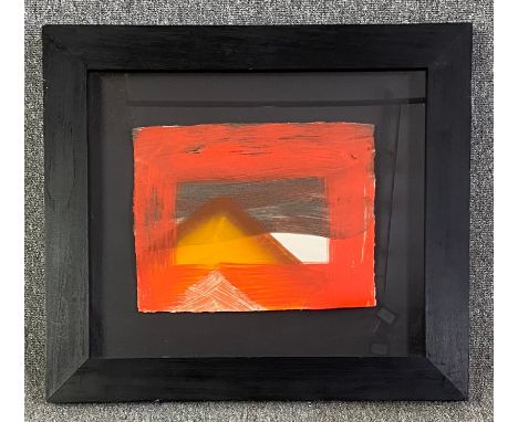 Howard Hodgkin (1932-2017), a limited edition original hand coloured carborundum etching: Snow. Signed and dated HH '95, publ