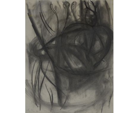 Mary Milner [Dickens], Figural study, 1960, signed and dated in pencil, chalk on paper, 60 x 45cm.Read more on Mary Milner Di