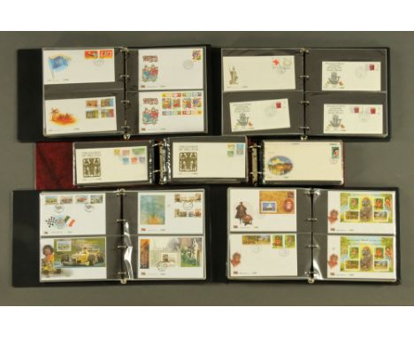 Six albums of Irish First Day Covers 1981-2001.