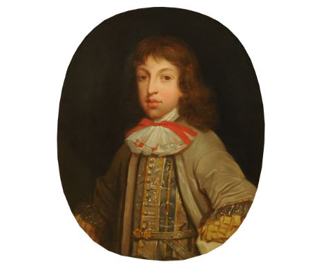 19th century school, oil painting, portrait of Charles Howard (1630-1713) fourth son of Henry Frederick Earl of Arundel, canv