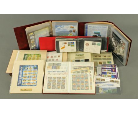 A large collection of Irish stamps, four albums of mint stamps, two albums of Year Packs 1995-2016 and one album of First Day