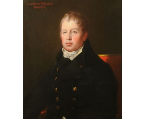 A 19th century English school, oil painting, portrait of Lord Henry Howard Molyneux Howard (1766-1824), deputy Earl Marshall 
