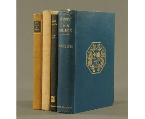 Fergusson (Bernard), "Eton Portrait" published by John Miles, London 1937, inscribed to front flyleaf "To and old Etonian by 