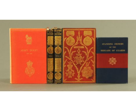 "Rough Notes by an Old Soldier" volumes 1 &amp; 2, published by Day &amp; Son, London 1867, title pages inscribed in pen "Fre