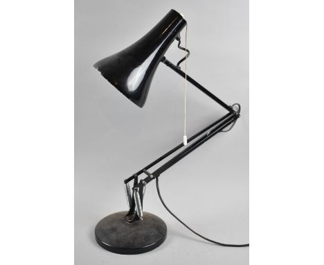 A Vintage Black Anglepoise Lamp 