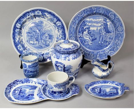 A Collection of Spode Italian Pattern and Other Ceramics to Comprise Lidded Pots, Vessel, Jugs, Mug and Sandwich Plates Etc 