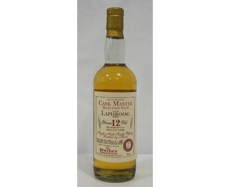 LAPHROAIG 12YO - CASK MASTER
A rare independent bottling of Laphroaig bottled under the unassuming name of Cask Master.  Laph