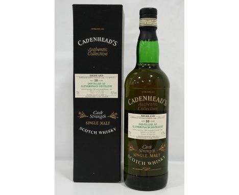 GLENDRONACH 10YO - CADENHEAD'S 
A chance to own a bottle of Glendronach distilled in the 1980s.  Glendronach 10 Year Old Sing