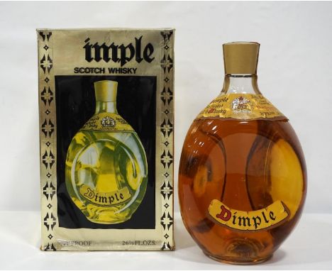 HAIG DIMPLE 70° PROOF
A well preserved bottle of Haig's Dimple Old Blended Scotch Whisky.  26 2/3 Fl. oz.  70° proof.  We est