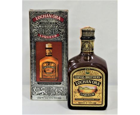 LOCHAN ORA LIQUEUR
A bottle of the now out of production but much loved Lochan Ora Scotch Whisky Liqueur by Chivas Brothers L