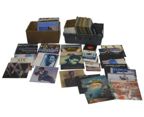 LP records and singles, to include David Bowie, Ultravox, Police, Rolling Stones, Sister Sledge, Grace Jones, Donna Summer, e