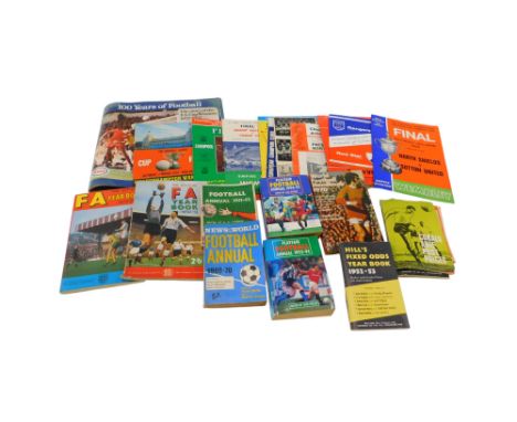 A quantity of football programmes, mainly 1960s onwards, books, etc.