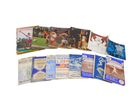 A quantity of Olympics programmes, all relating to Montreal 1976, athletics programmes to include London and Caledonian Games