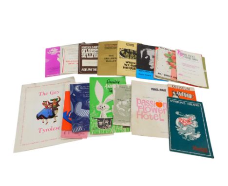 Miscellaneous programmes, to include London Theatre programmes, etc. 
