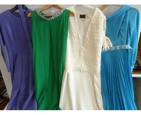 Vintage ladies evening dresses, blouses, etc to include - Gina Bacconi, Frank Usher, Fink Modell Polmark Model, Laura Philips