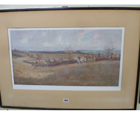Hunting print - The Quorn - Lionel Edwards 1934 (pencil signed) 